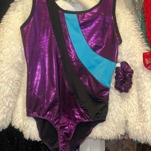 Purple and Blue Kids Costume Leotard